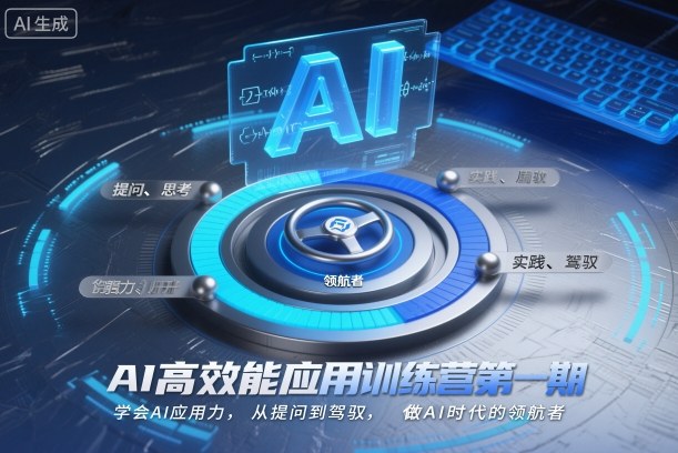 AI高效能应用训练营第一期，学会AI应用力，从提问到驾驭，做AI时代的领航者-人人创业优云网，国内各种创业项目下载网站