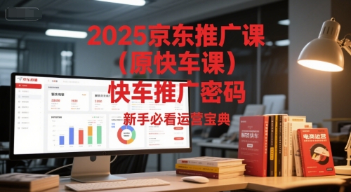 2025京东推广课（原快车课）解锁京东快车推广密码，新手必看运营宝典-人人创业优云网，国内各种创业项目下载网站