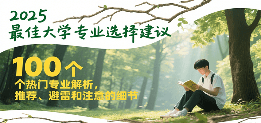 2025最佳大学专业选择建议，100个热门专业解析，推荐、避雷和注意的细节-人人创业优云网，国内各种创业项目下载网站