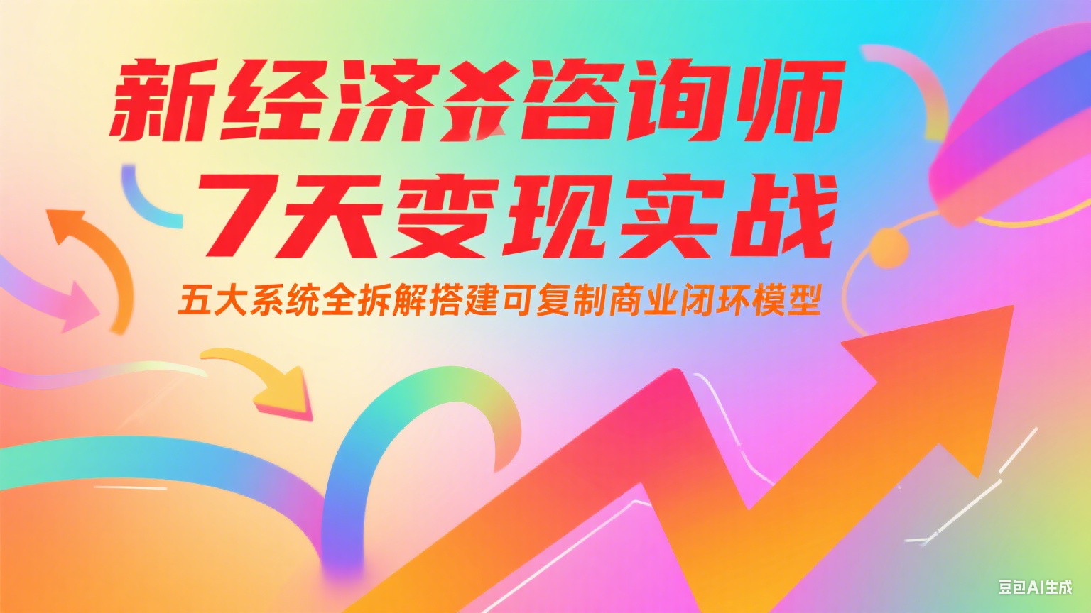新经济咨询师 7 天变现实战：五大系统全拆解搭建可复制商业闭环模型-人人创业优云网，国内各种创业项目下载网站