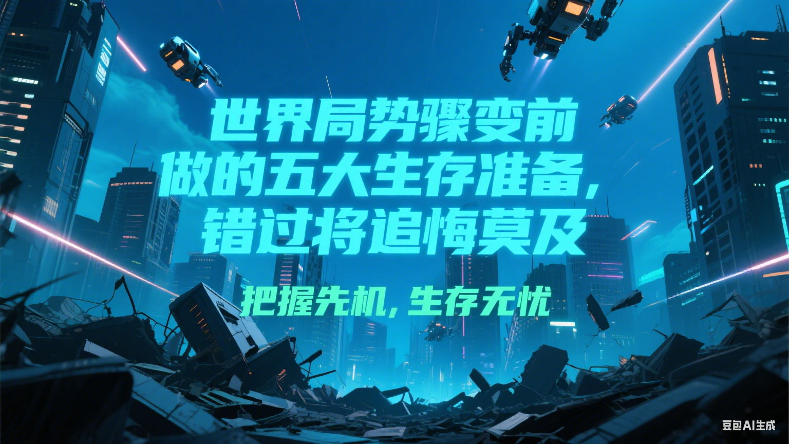 付费文章《世界局势骤变前必做的五大生存准备，错过将追悔莫及》-人人创业优云网，国内各种创业项目下载网站
