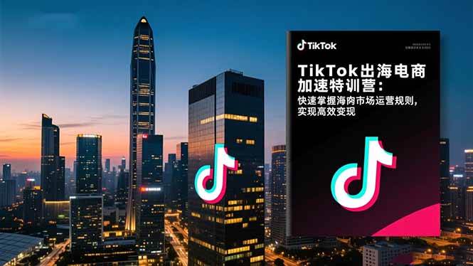 (16535期)TikTok出海电商加速特训营:快速掌握海外市场运营规则,实现高效变现-人人创业优云网,国内各种创业项目下载网站
