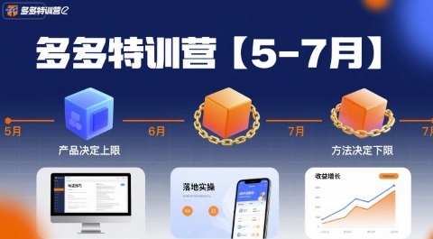 多多特训营【5-7月】产品决定上限，方法决定下限，各种玩法技巧落地实操-人人创业优云网，国内各种创业项目下载网站