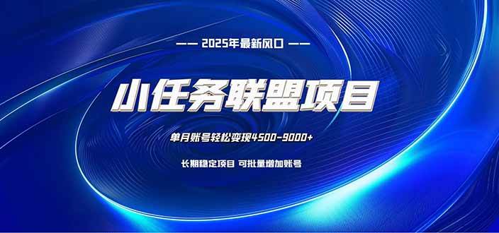 (16521期)小任务联盟项目:一台电脑每天只需10分钟,轻松简单稳定-人人创业优云网,国内各种创业项目下载网站