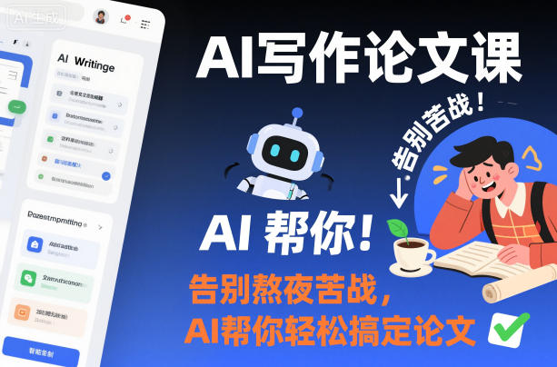 AI写作论文课，告别熬夜苦战，AI帮你轻松搞定论文-人人创业优云网，国内各种创业项目下载网站