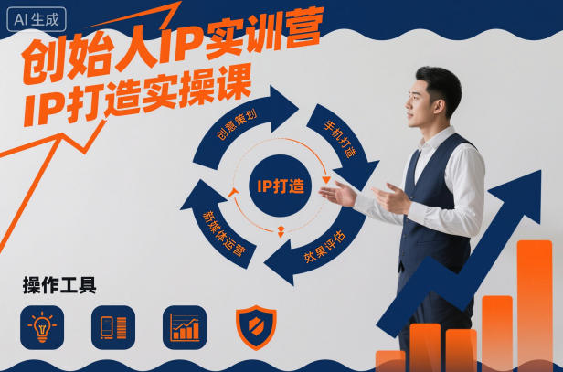 创始人IP实训营，IP打造实操课-人人创业优云网，国内各种创业项目下载网站