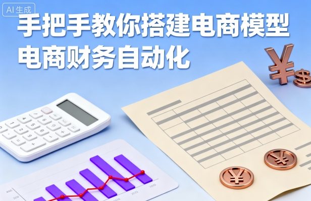 手把手教你搭建电商模型-电商财务自动化-人人创业优云网，国内各种创业项目下载网站