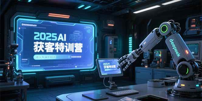 （15289期）2025AI获客特训营，AI图文视频全制作，deepseek工具实操教学-人人创业优云网，国内各种创业项目下载网站