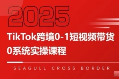 TikTok跨境0-1短视频带货，系统拆解TikTok跨境带货全链路，实现跨境可持续盈利-人人创业优云网，国内各种创业项目下载网站