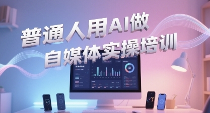 普通一个人用AI做自媒体，助你轻松开启AI自媒体创作之路-人人创业优云网，国内各种创业项目下载网站