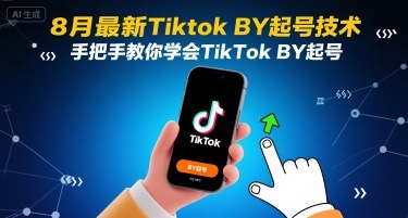 8月最新Tiktok搬运起号技术，手把手教你学会TikTok搬运起号-人人创业优云网，国内各种创业项目下载网站