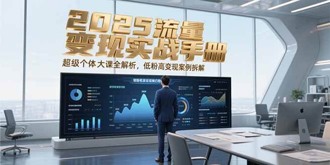 （15188期）2025流量变现实战手册，超级个体大课全解析，低粉高变现案例拆解-人人创业优云网，国内各种创业项目下载网站