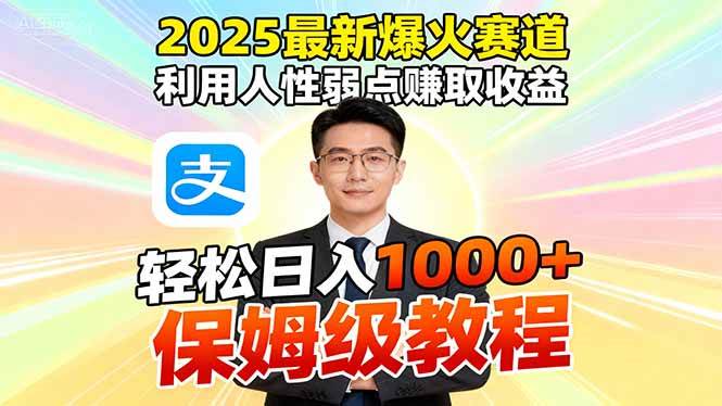 （16395期）2025最新爆火赛道，利用人性弱点赚取收益，全程利用软件一键批量制作，…-人人创业优云网，国内各种创业项目下载网站