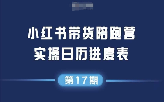 小红书第17期带货陪跑营，不囤货，无不直播，无不投流，通过选品+笔记内容+测品+笔记铺量+矩阵运营打爆款-人人创业优云网，国内各种创业项目下载网站