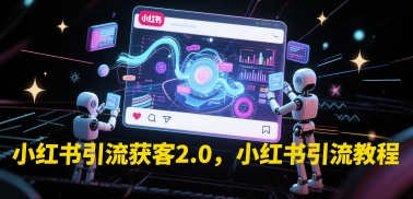 小红书引流获客2.0，小红书引流教程-人人创业优云网，国内各种创业项目下载网站