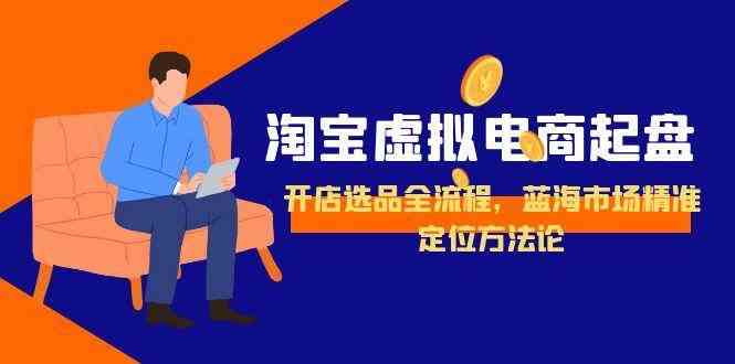 淘宝虚拟电商起盘，开店选品全流程，蓝海市场精准定位方法论-人人创业优云网，国内各种创业项目下载网站